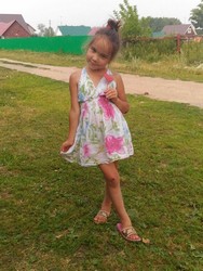 children in a skirt